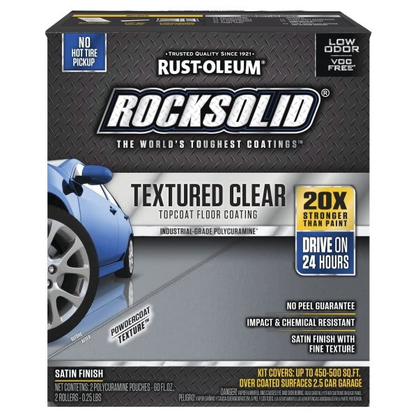 Rust-Oleum Rocksolid 120 Oz Textured Clear Top Coat Floors