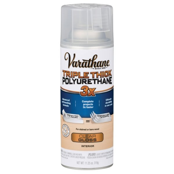 Rust-Oleum Gloss Triple Thick Polyurethane Spray Paint, Package Of 6