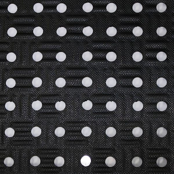 M+a Matting Comfort Station Max Mat With Holes Black 3.2' X 20.1' 3710320900