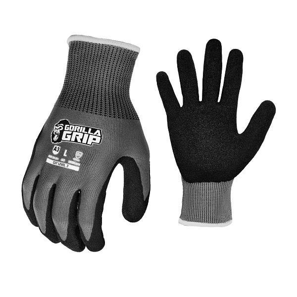 Gorilla Grip A3 Cut Resistant Work Gloves - Large 27227-212B
