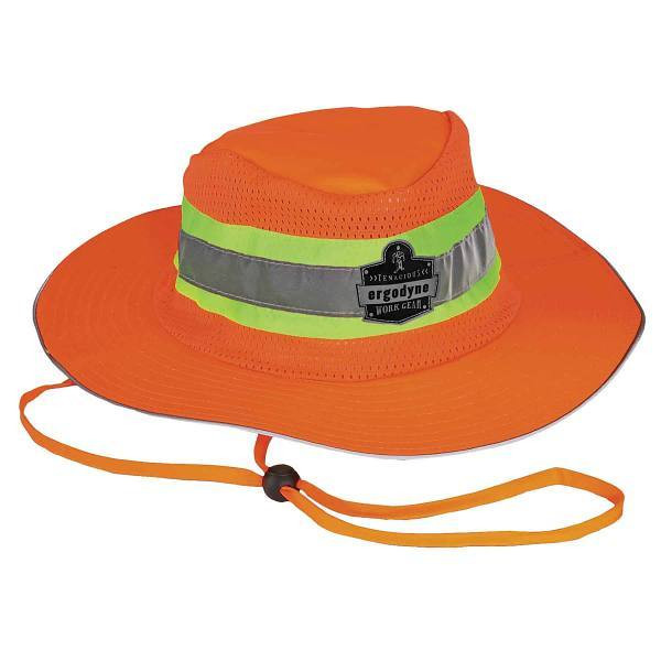Ergodyne 8935 2xl/3xl Orange Hi-Vis Ranger Sun Hat 23262