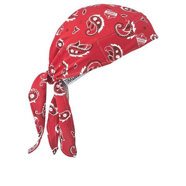 Ergodyne 6615 Red Western High-Performance Terry Cloth Bandana Tie Case Of 6 12479
