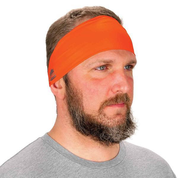 Ergodyne 6634 Orange Cooling Headband Performance Knit Case Of 6 12704