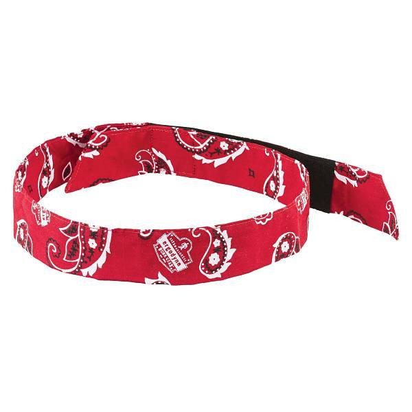 Ergodyne 6705 Red Western Cooling Bandana Headband Polymers Hl Case Of 24 12315