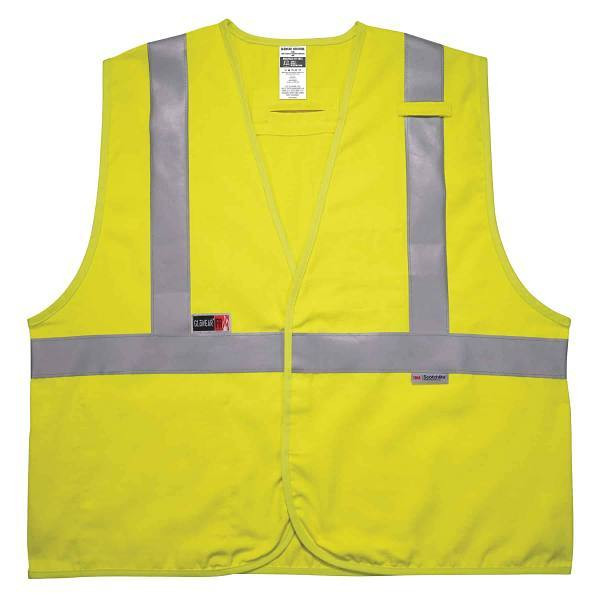 Ergodyne 8261frhl 2xl/3xl Lime Class 2 Fr Safety Vest - Dual Compliant - Hl 21467