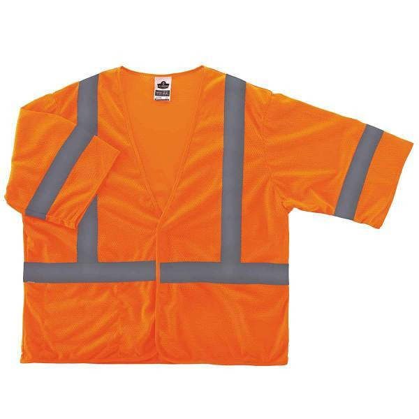 Ergodyne 8310hl L/XL Orange Class 3 Economy Vest - Hl 22015