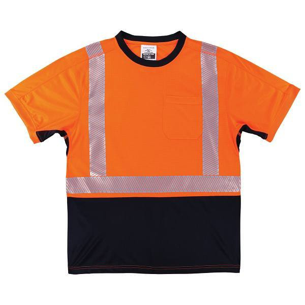 Ergodyne 8283bk M Orange Class 2 Performance T-Shirt Lightweight 23513