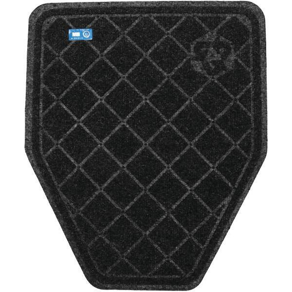 M+a Matting Cleanshield Black 17-1/4" X 20-1/2" Urinal Floor Mat Case Of 6