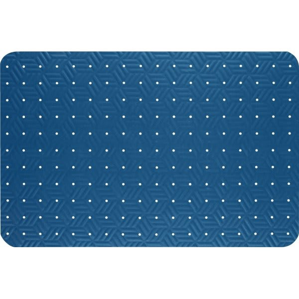 M+a Matting Wet Step 3' X 5' Blue Floor Mat