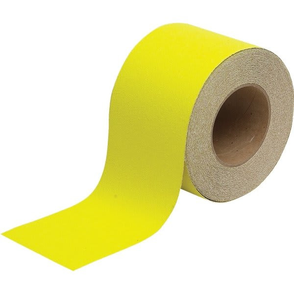 Brady Anti-Skid Tape Roll Mounted 4 In W Yellow Roll Of 60 Feet