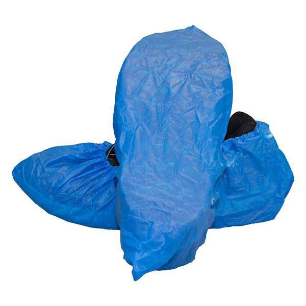 The Safety Zone Cast Polypropylene Shoe Cover, Elastic, Blue, Xl, Case Of 300