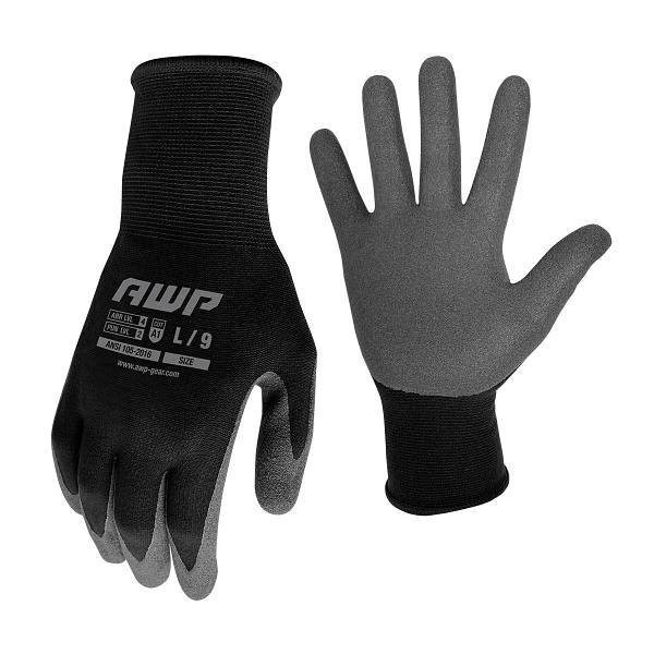 Awp Precision Grip Gloves Blk/Gry Large