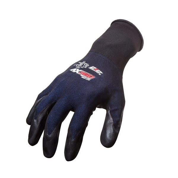 212 Performance Grip Lite Work Glove, Large, Black/Blue, Package Of 12