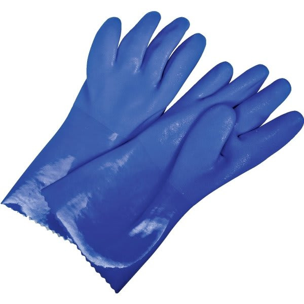 Awp Long Cuff PVC Blue (2 Pairs) Large