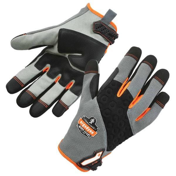 Ergodyne Proflex 710 Heavy-Duty Utility Gloves, Gray, Extra Large