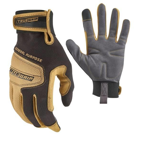 True Grip General Purpose Landscaping Gloves, Large