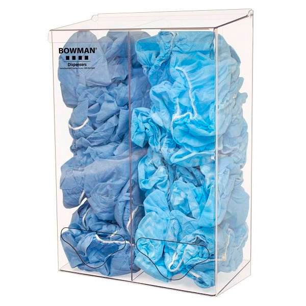 Bowman Dispensers Bulk Dispenser - Double - Tall Clear Petg Plastic