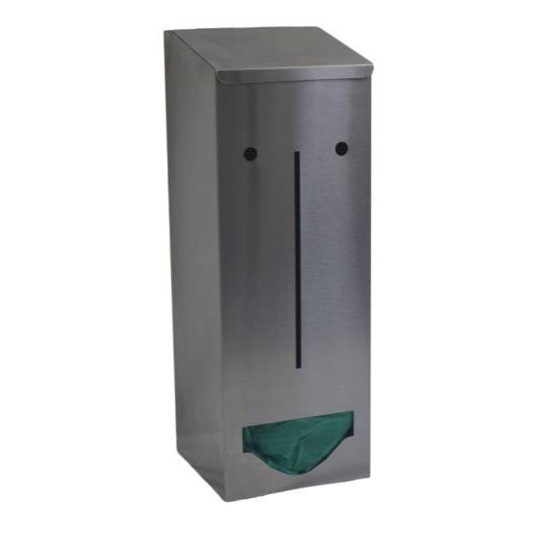 Omnimed Bulk Single Ppe Dispenser, 6w X 5.75d X 17h, #4 Polished Stainless Steel