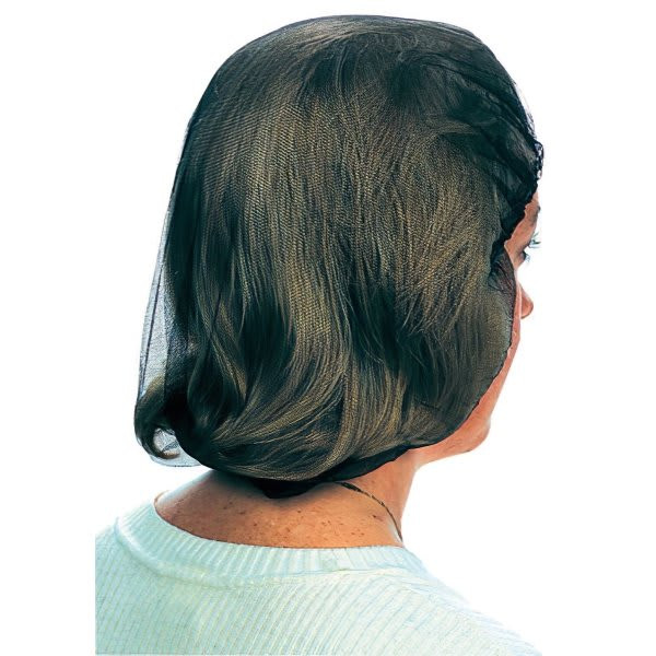 Radnor Brown Disposable Polyester Honeycomb Hairnet 18" Bag Of 100