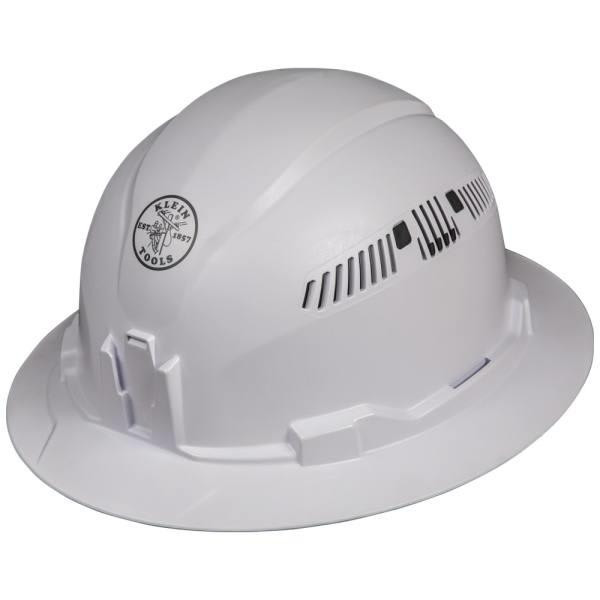 Klein Tools Hard Hat, Vented Full Brim Style