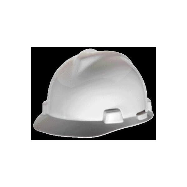 Msa Hardcap V-Gard White W/staz-On