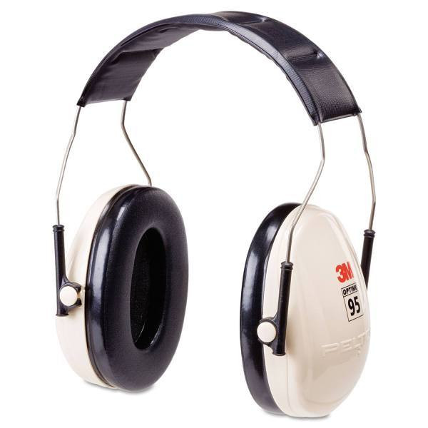 Peltor Optime 95 Low-Profile Folding Ear Muff H6f/V, 21 Db, Beige/Black