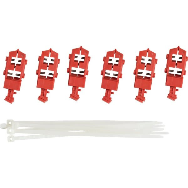 Brady Taglock Circuit Breaker Lockout Snap-On 120 V0, Package Of 6