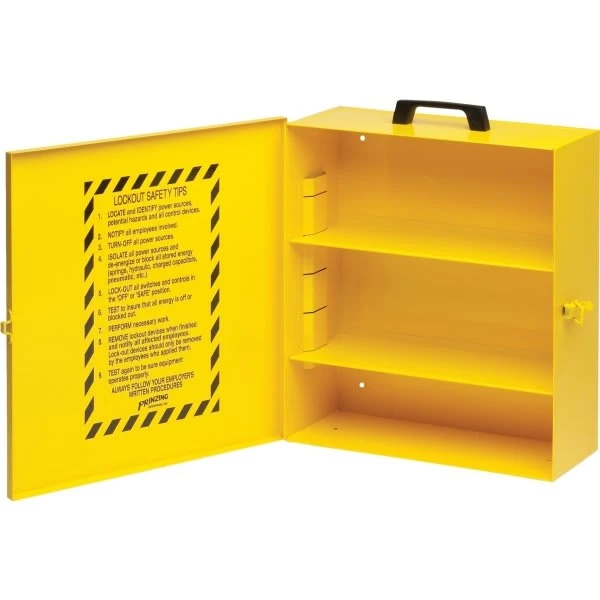 Brady Metal Wall Lock Box 6h X 15w X 3d With 12 Key Hooks