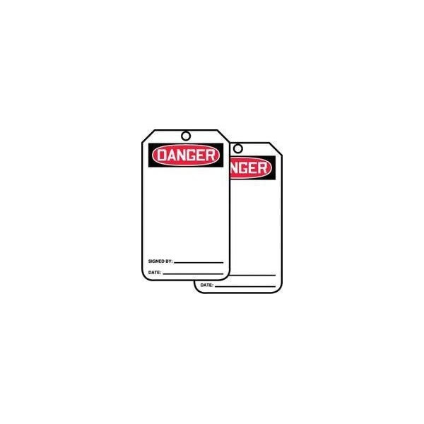 Brady Accident Prevention Tag "Danger" Package Of 25