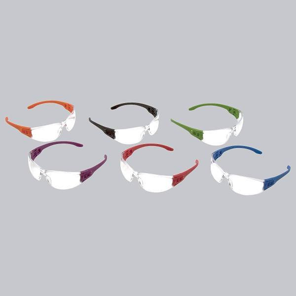 Pyramex Trulock Safety Eyewear, Clear Lens, Assorted Temple Colors, Case Of 12