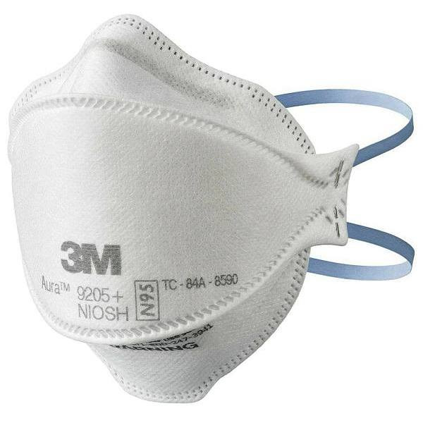 3M 9205 N95 Aura Particulate Foldable And Disposable Respirator (80-Case)