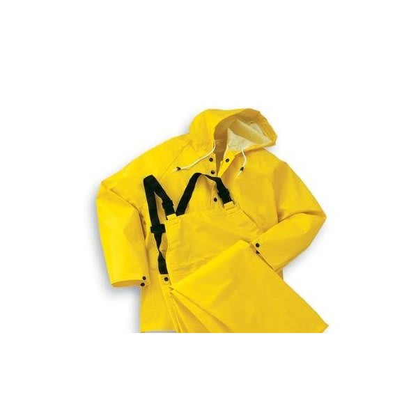 Onguard Large Yellow Rain Jacket With Hood Snaps