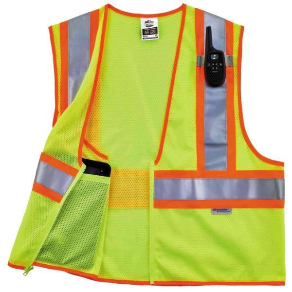 Ergodyne Glowear 8230z Type R Class 2 Two-Tone Vest, Lime, Small/Medium