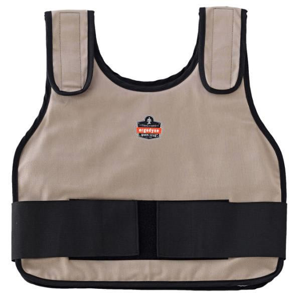 Ergodyne Chill-Its 6230 Standard Phase Change Cooling Vest With Packs, Khaki, L/XL