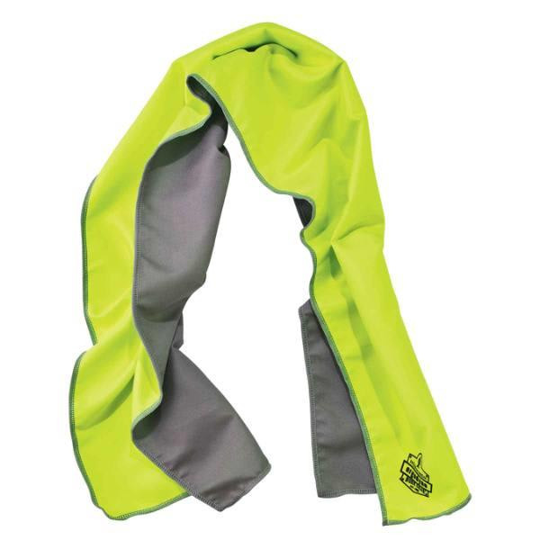 Ergodyne Chill-Its 6602mf Evaporative Microfiber Cooling Towel, Lime