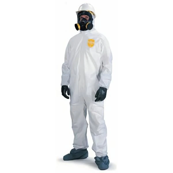 Dupont Proshield Nexgen Coveralls, X-Large, 10 Mil, Hood And Boots, White