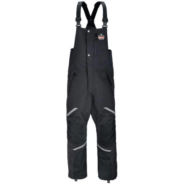 Ergodyne N-Ferno 6471 Thermal Bibs/Overalls, Black, M