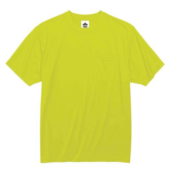 Ergodyne Glowear 8089 Non-Certified T-Shirt, Lime, Extra Large