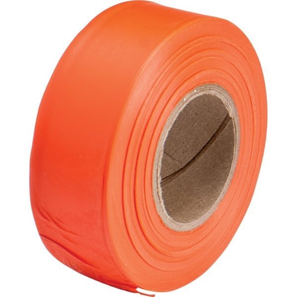 Brady Flagging Tape 1.188 In W Orange Roll Of 300 Feet