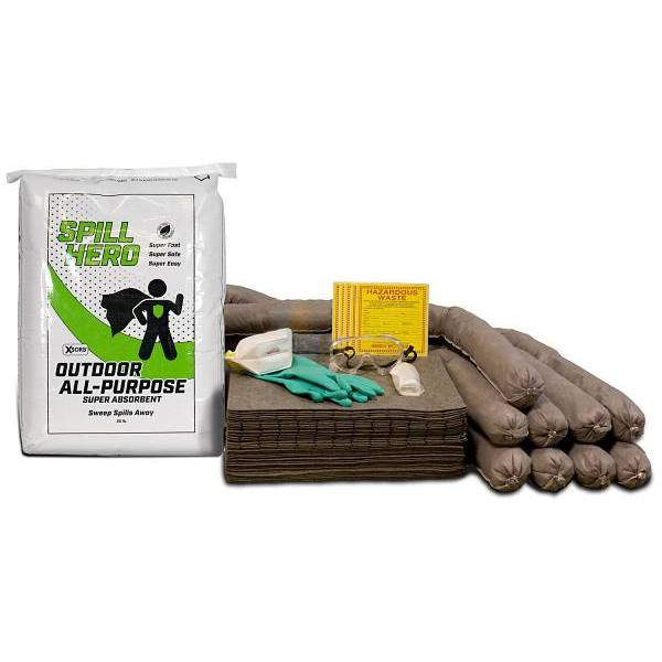Xsorb Outdoor All-Purpose 30 Gallon Lab Pack Spill Kit