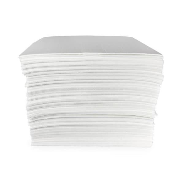 Quick Dam Mighty Mats Heavy Duty Absorbent Pads  100 Pack, Industrial Fluid Spill Control