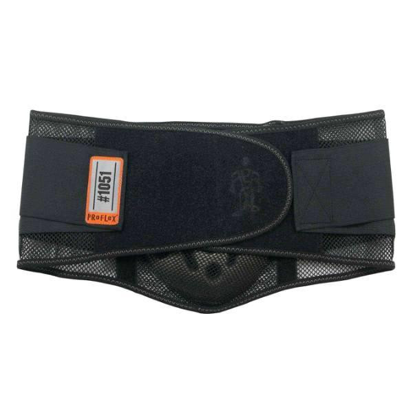 Ergodyne Proflex 1051 Mesh Back Support Brace, Black, S