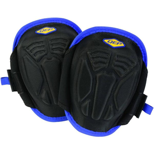 QEP F3 Knee Pads With Memory Foam Gel Cushion, Neoprene Liner, And Pen Storage
