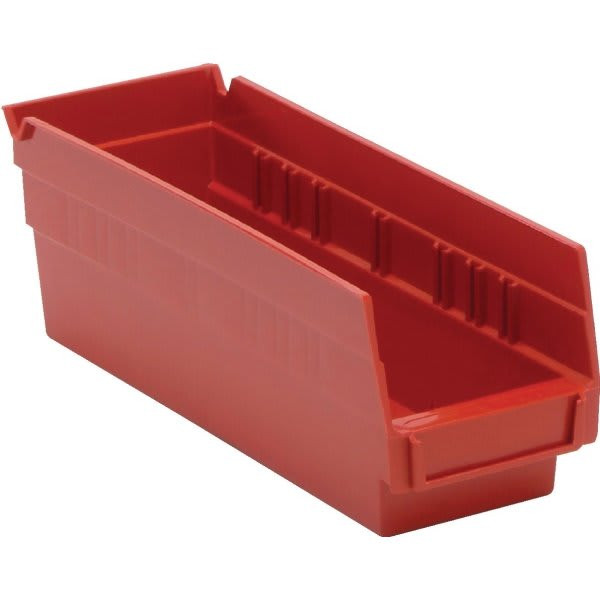 Quantum Storage Systems Red 11-5/8 X 4-1/8 X 4 In Economy Shelf Bin Package Of 36