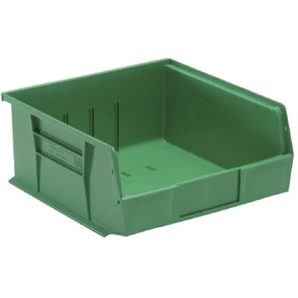 Quantum Storage Systems Green 10-7/8 X 11 X 5 In Ultra Stack And Hang Bin Package Of 6