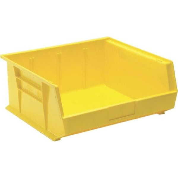 Quantum Storage Systems Yellow 14-3/4 X 16-1/2 X 7 In Stack And Hang Bin Package Of 6