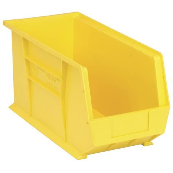 Quantum Storage Systems Yellow 18 X 8-1/4 X 9 In Ultra Stack And Hang Bin Package Of 6