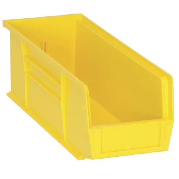 Quantum Storage Systems Yellow 14-3/4 X 5-1/2 X 5 In Stack And Hang Bin Package Of 12