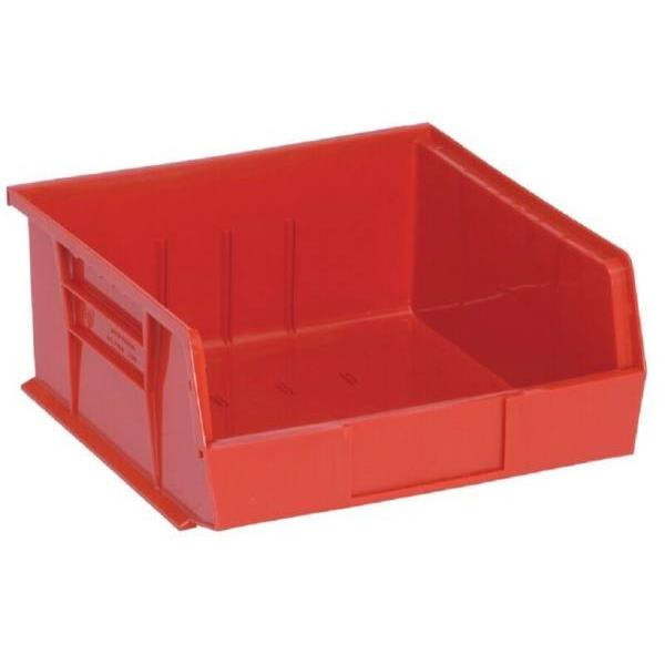 Quantum Storage Systems Red 10-7/8 X 11 X 5 In Ultra Stack And Hang Bin Package Of 6