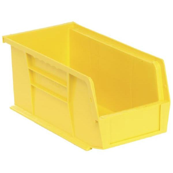 Quantum Storage Systems Yellow 10-7/8 X 5-1/2 X 5 In Stack And Hang Bin Package Of 12